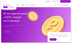 Сайт возможного мошенника www.mtt.ru