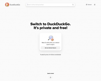 Google website screenshot